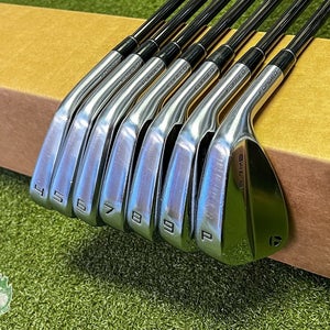 Used TaylorMade P-7MB/P-7MC Forged Irons 4-PW $-Taper 130g X-Stiff Steel Set