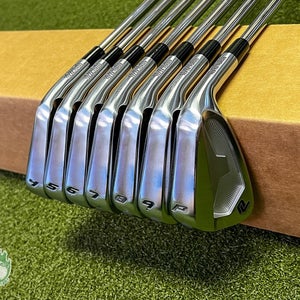 Used New Level 702-CB Forged Irons 4-PW KBS Tour-V X-Stiff Flex Steel Golf Set