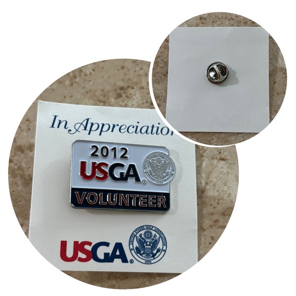 2012 USGA 112th  U.S. OPEN VOLUNTEER PIN - NWOT!