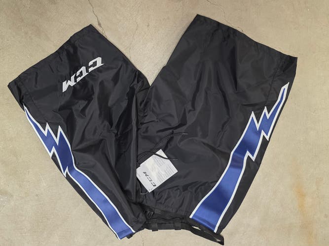 CCM PP10 Tampa Lightning 3rd jersey NHL Pro Stock Hockey Pant Shell Black Senior Large