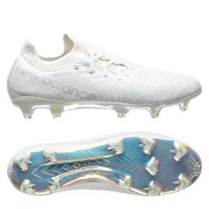 New Balance Unisex Furon V7 Pro FG Rare Force White M11/W12.5 Soccer Cleats NIB