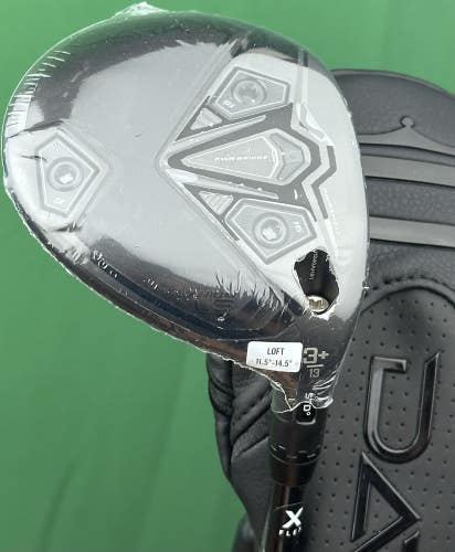 Cobra Dark Speed LS Fairway 3+ Wood 3W 13* X-Flex LINQ White 7F5 w/ Cover NEW