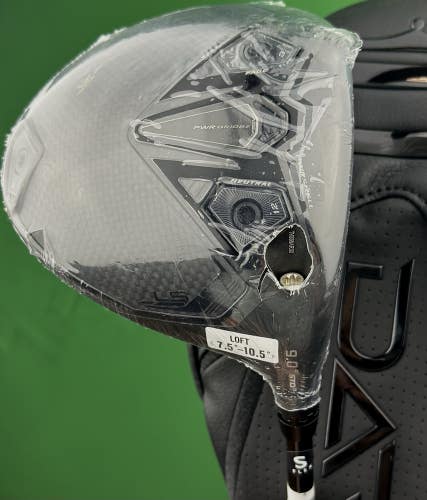 Cobra Darkspeed LS Driver 9* Stiff Flex UST LINQ M40X White 6F4 w/ Cover NEW