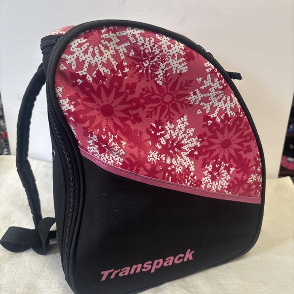 Adult Transpack Backpack Style Ski Boot Bag. Pink