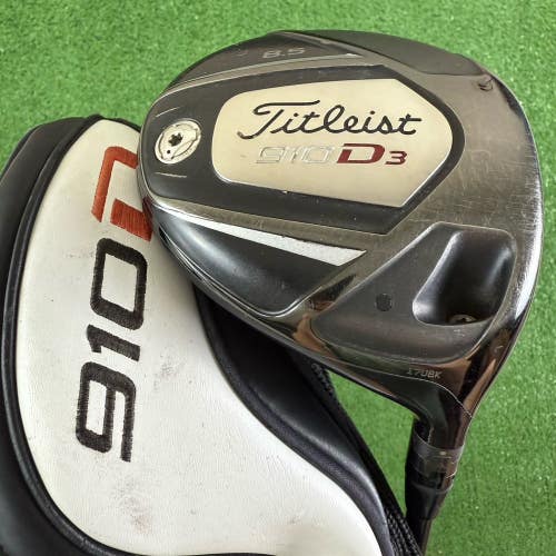 Titleist 910 D3 Driver 8.5 Diamana Black Ahina 72 Extra Stiff X Flex 45
