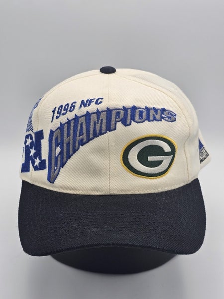Vintage Green Bay Packers 1996 NFC Champs Wool Pro Line NFL Sports Hat Snapback
