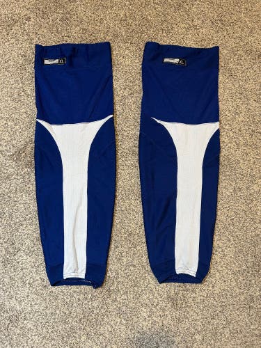 Blue Senior XL Reebok Socks Pro Stock