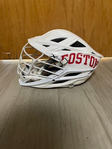 Cascade XRS Boston U Lacrosse Helmet - All White (retail: $350)