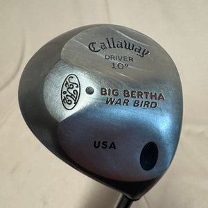Men's Callaway Big Bertha Warbird Right Handed Driver Regular Flex 10 Loft (Used)