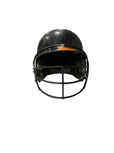 Used Rawlings SB HELMET Batting Helmet w/Mask Black SM 11847-S000029551