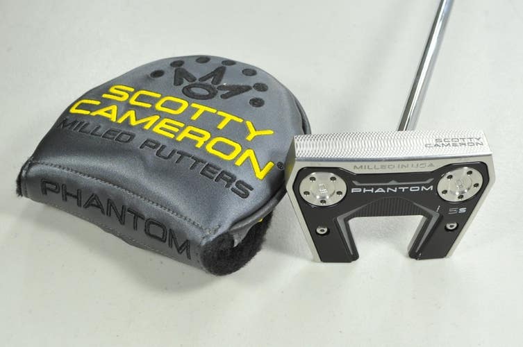 Titleist 2024 Scotty Cameron Phantom 5s 34" Putter RH Steel Head Cover # 203122