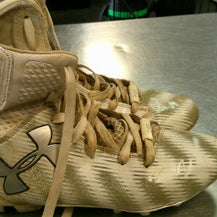 Used Under Armour Adult FB Cleats White Senior 6.5 11868-S000065716