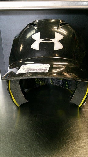 Used Under Armour UABH100 Batting Helmet No Mask Black SM 11868-S000065718