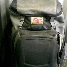 Used Rawlings RAWLINGS GOLD BB/SB Player Backpack Black 11868-S000065696