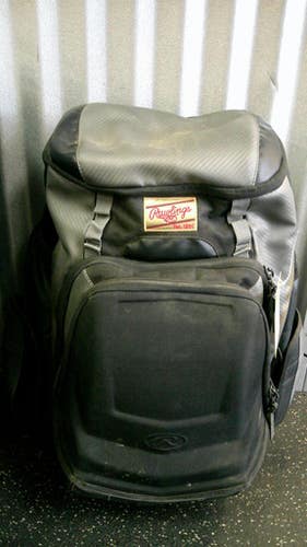 Used Rawlings RAWLINGS GOLD BB/SB Player Backpack Black 11868-S000065696