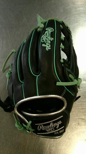 Used Rawlings R9 SERIES BB/SB Glove RH Throw Black 11 3/4" 11868-S000065670