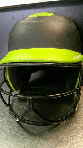 Used BoomBah BBH2-SR Batting Helmet w/Mask Black MD 11868-S000065633