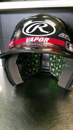 Used Rawlings RCFH Batting Helmet No Mask Black MD 11868-S000065620