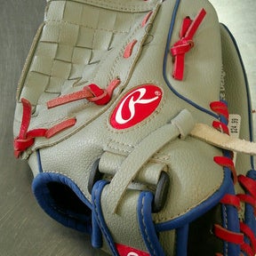 Used Rawlings WPL115GS BB/SB Glove RH Throw Grey 11 1/2" 11868-S000065610
