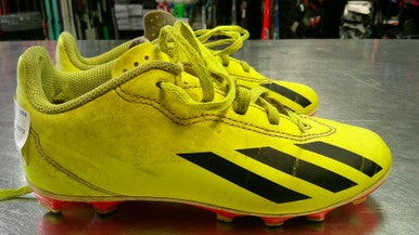 Used Adidas Soccer Cleats Yellow Junior 01.5 11868-S000065606