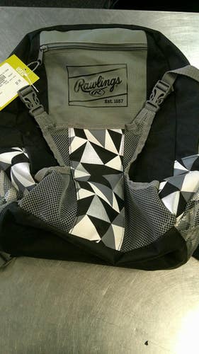 Used Rawlings BACK PACK BB/SB Player Backpack Black 11868-S000065598