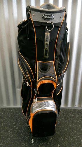 Used Wilson PRO STAFF Mens Cart Bag Black 11868-S000065747