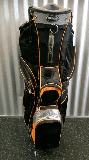 Used Wilson PRO STAFF Mens Cart Bag Black 11868-S000065747