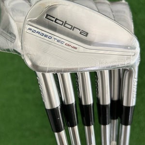 NEW Cobra King Forged Tec ‘23 One Length Iron Set 5-G / KBS $-Taper Lite Stiff
