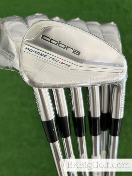 NEW Cobra King Forged Tec 23 One Length Iron Set 5-G / KBS $-Taper Lite Stiff