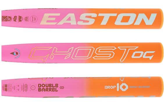 New 2026 Easton Ghost OG Rainbow Sherbet -10 Fastpitch Softball Bat: EFP5GHRS10
