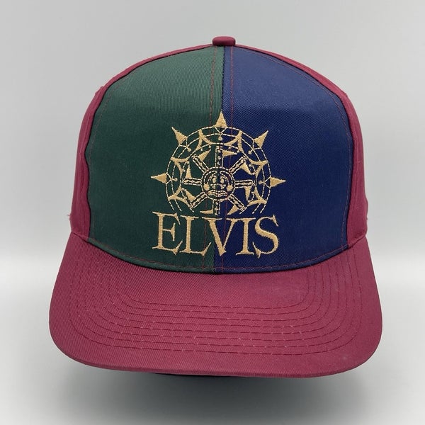 Vintage Elvis Presley Snapback Hat The Sun Never Sets On A Legend Graceland Cap