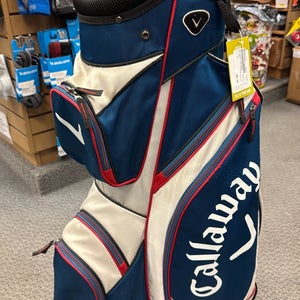 Callaway USA red white and blue used Men's golf cart carry tour Bag