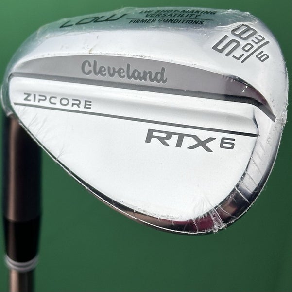 Cleveland RTX 6 Tour Satin Lob LW Wedge 58-06* Low Bounce LEFT Hand Steel LH NEW