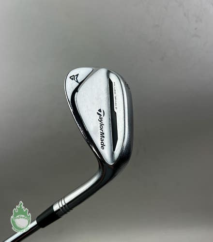 RH TaylorMade Milled Grind 2 Chrome SB Wedge 50*-09 X Stiff Flex Steel Golf