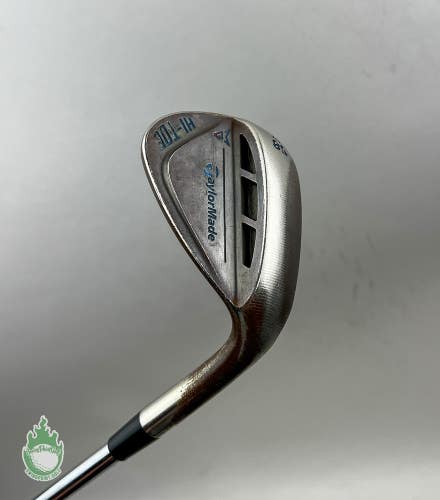 Right Handed TaylorMade Hi-Toe Raw Wedge 58*-07 Extra Stiff Steel Golf Club