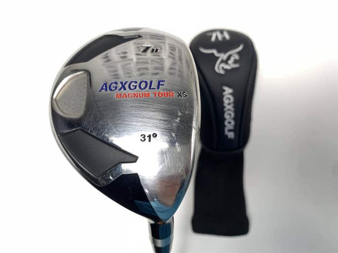 AGX Golf Magnum Tour XS 7 Hybrid 31* Regular Graphite Mens RH HC