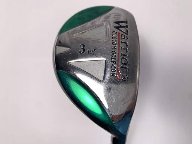 Warrior Custom Golf 3 Hybrid 19* Tour 3.1 Regular Graphite Mens RH