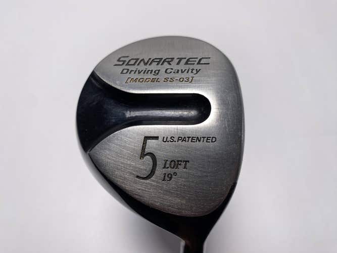 Sonartec SS03 5 Fairway Wood 18* Graphite Design Purple Ice V3X 70g Mens RH
