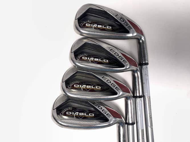 Callaway Diablo Edge Iron Set 7-PW+SW 55g Ladies Graphite Womens RH- No 8i