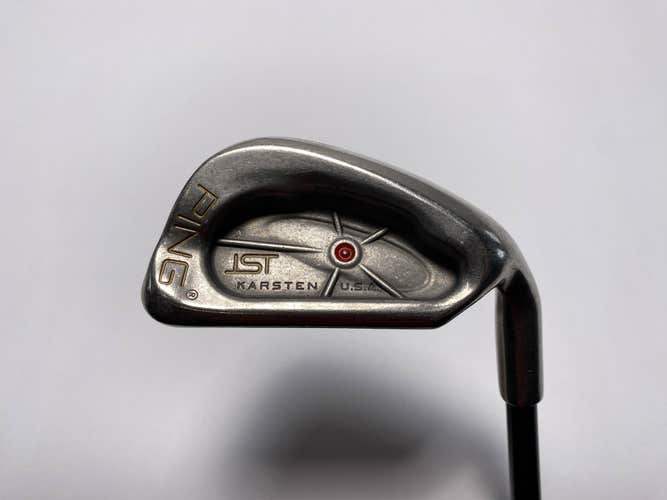 Ping ISI Nickel Pitching Wedge PW Red Dot 1* Flat W54 Regular Graphite Mens RH