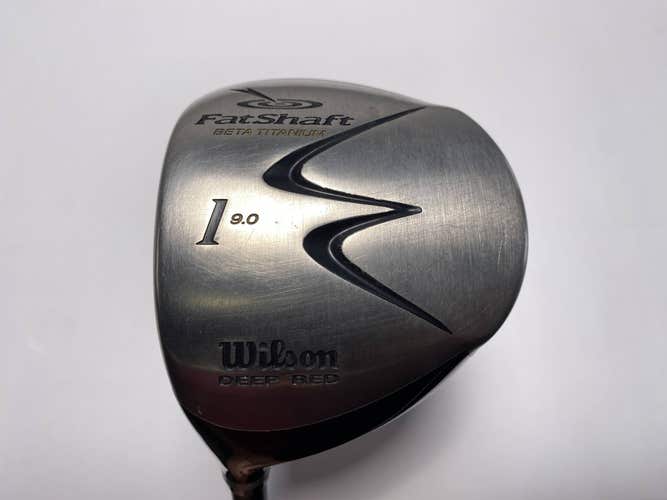 Wilson Deep Red 365 Driver 9* Grafalloy ProLite FatShaft 480 Stiff Mens LH