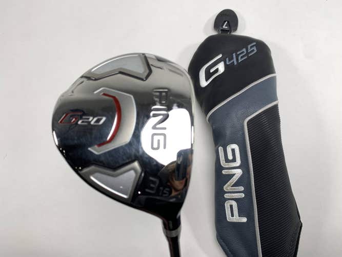 Ping G20 3 Fairway Wood 15* TFC169 F Tour Stiff Graphite Mens RH HC Midsize Grip