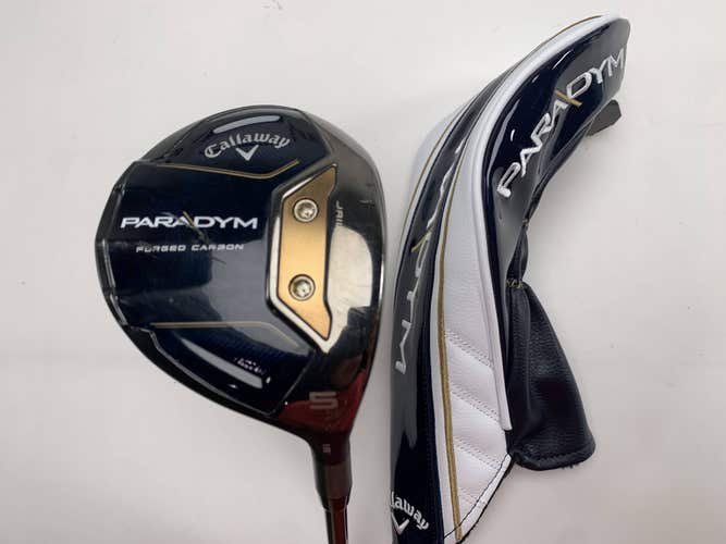 Callaway Paradym 5 Fairway Wood 18* HZRDUS 5.5 Gen 4 Dual Torsional Reg RH HC