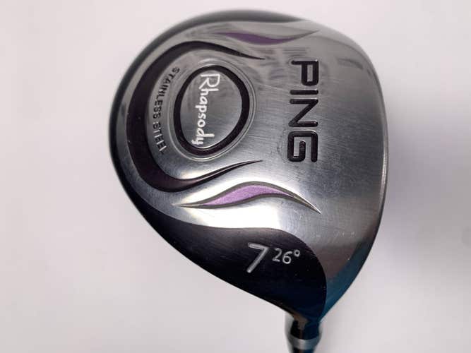 Ping Rhapsody 7 Fairway Wood 26* ULT 129 Ultra Light Ladies Graphite Womens RH