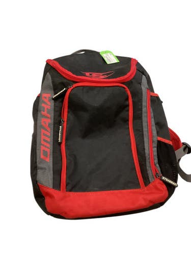 Used Louisville Slugger OMAHA BAG BB/SB Player Backpack Red 11884-S000053039