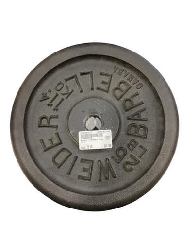 Used Weider Standard Plate (Each) 25 lb 11884-S000053034