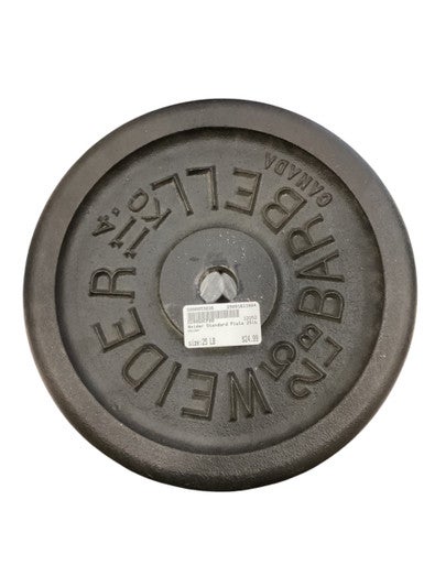 Used Weider Standard Plate (Each) 25 lb 11884-S000053034