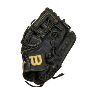Used Wilson A950 BB/SB Glove RH Throw Black 12 1/2" 11884-S000053038