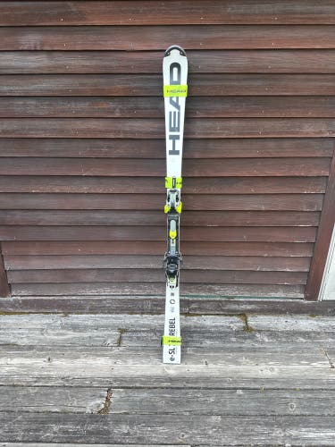 2023 HEAD World Cup Rebels e.SL 165 cm Skis With Bindings Max Din 20 (Used)