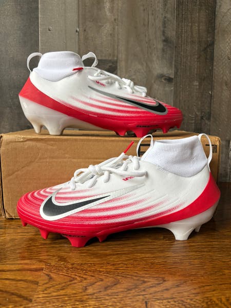 Nike Zoom Air Vapor Pro 1 Football Cleats White Red FB3298  display picture 3